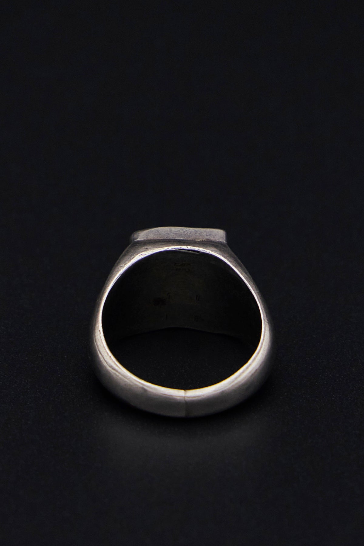 Silver Ring w/ Kangaroo Leather 925