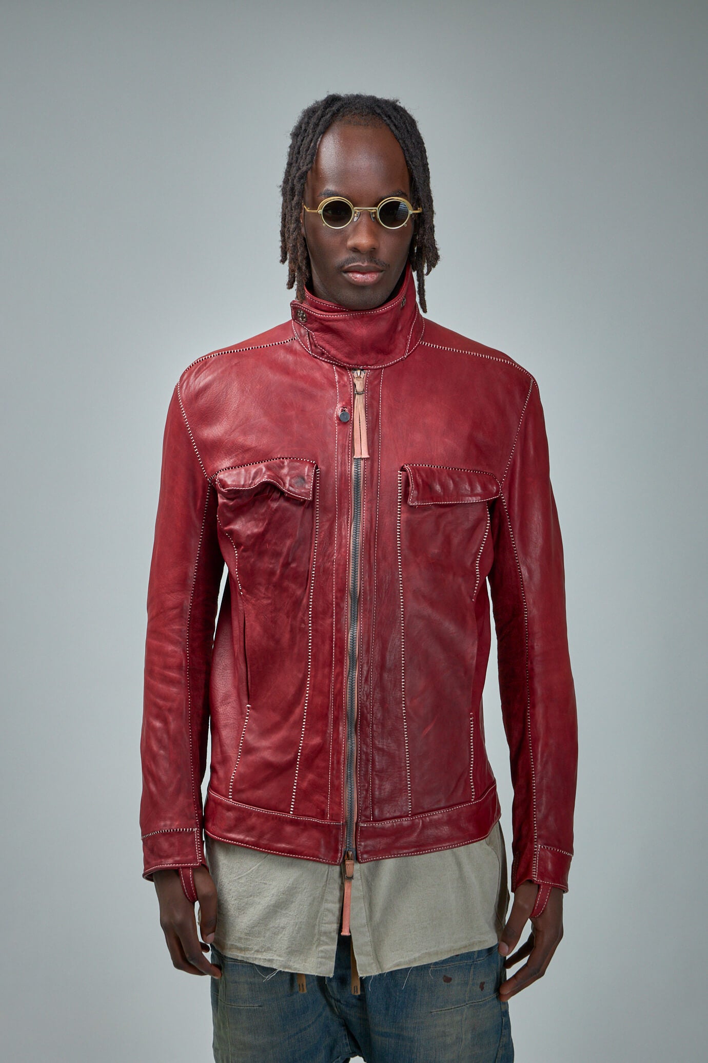 Boris bidjan saberi leather jacket best sale