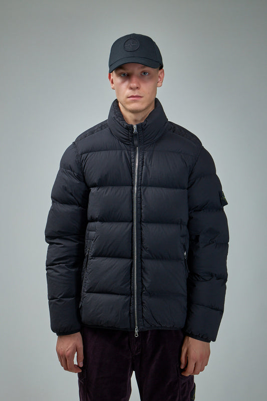 Logo-Appliquéd Quilted Padded Shell Down Jacket