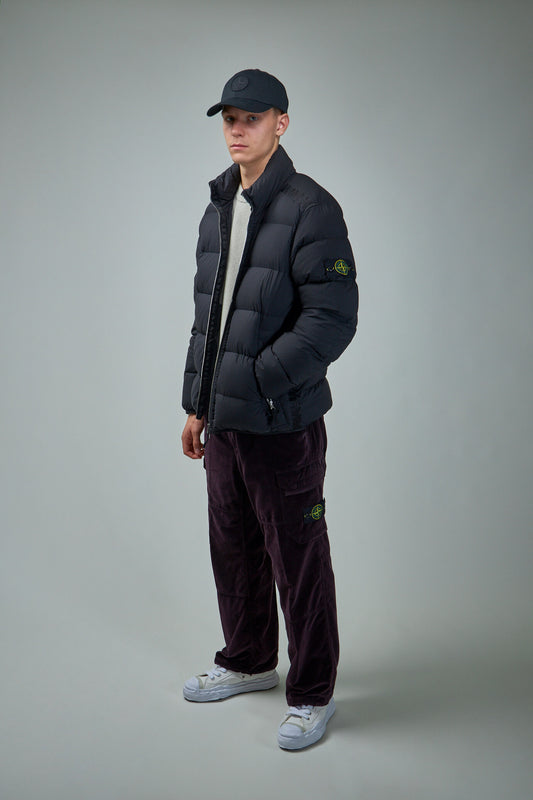 Logo-Appliquéd Quilted Padded Shell Down Jacket