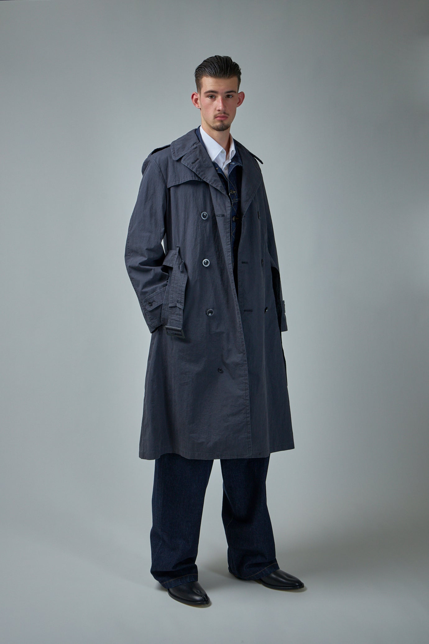 Washed Trench Coat