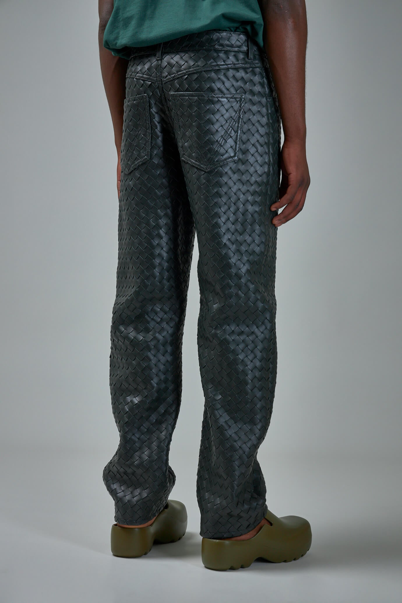 Double Layer Straight Leg Sweatpant in Grey, MM6