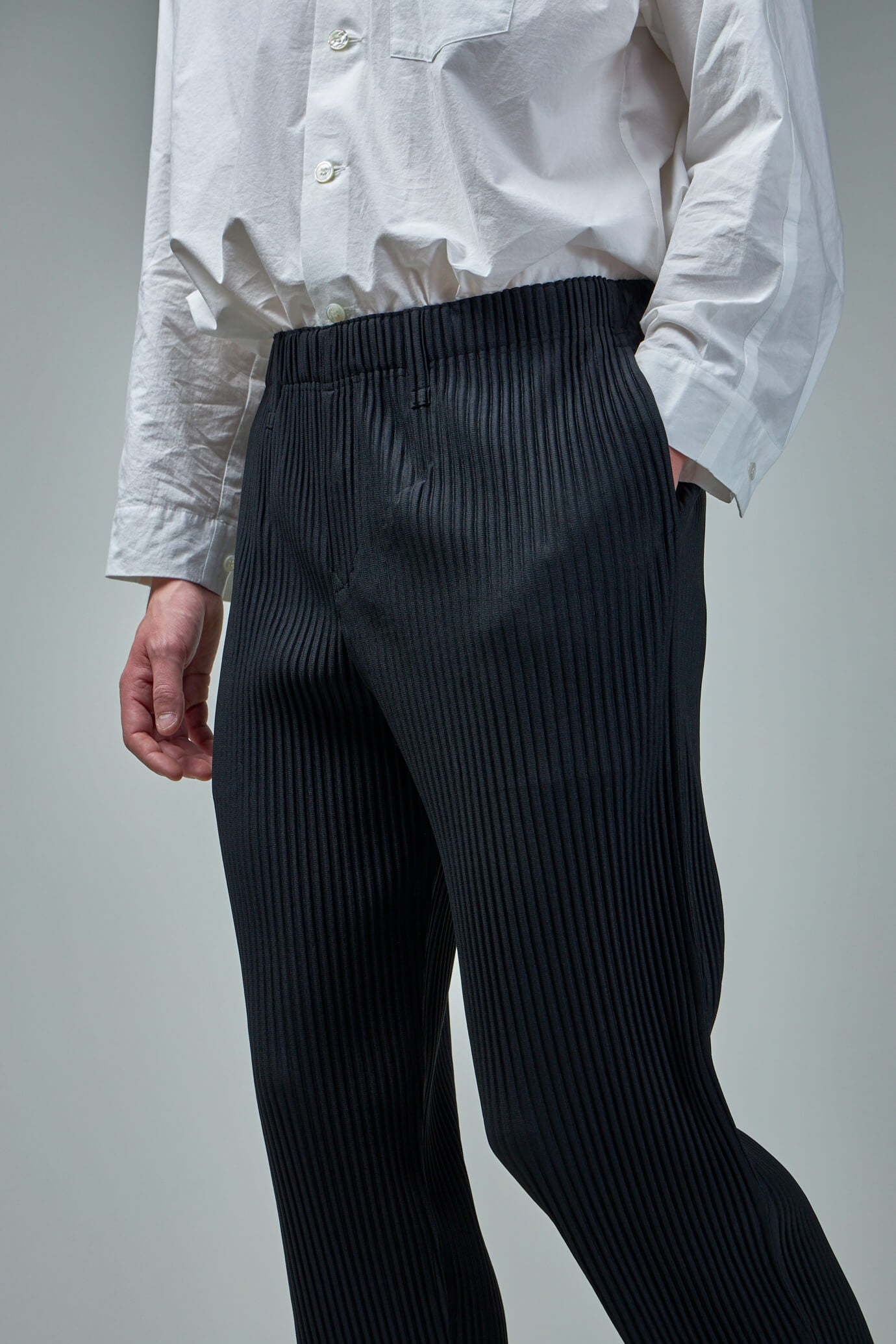 Mens Homme Plissé Issey Miyake green Pleated High-Waist Straight Trousers |  Harrods # {CountryCode}