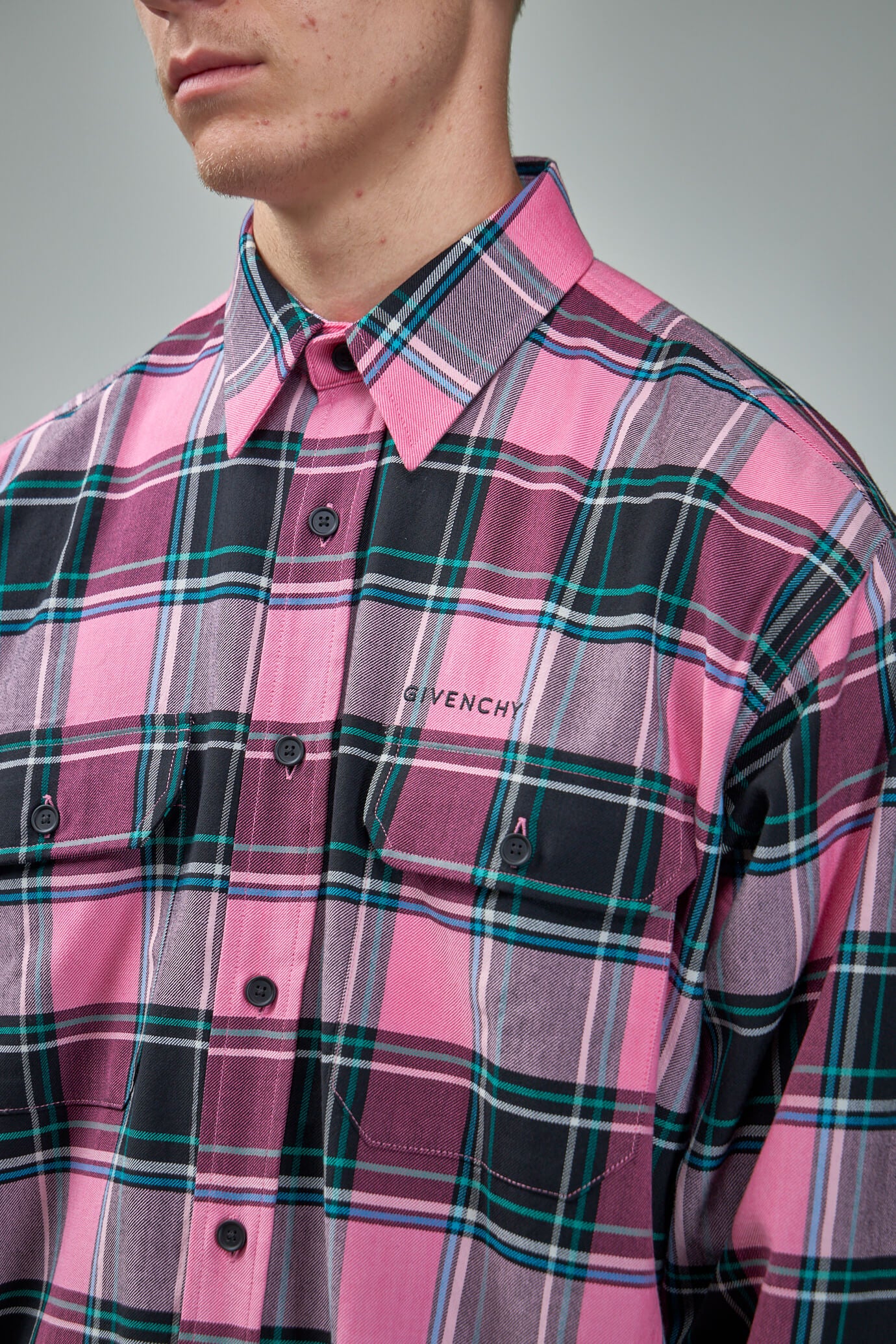 Givenchy 2024 checked shirt