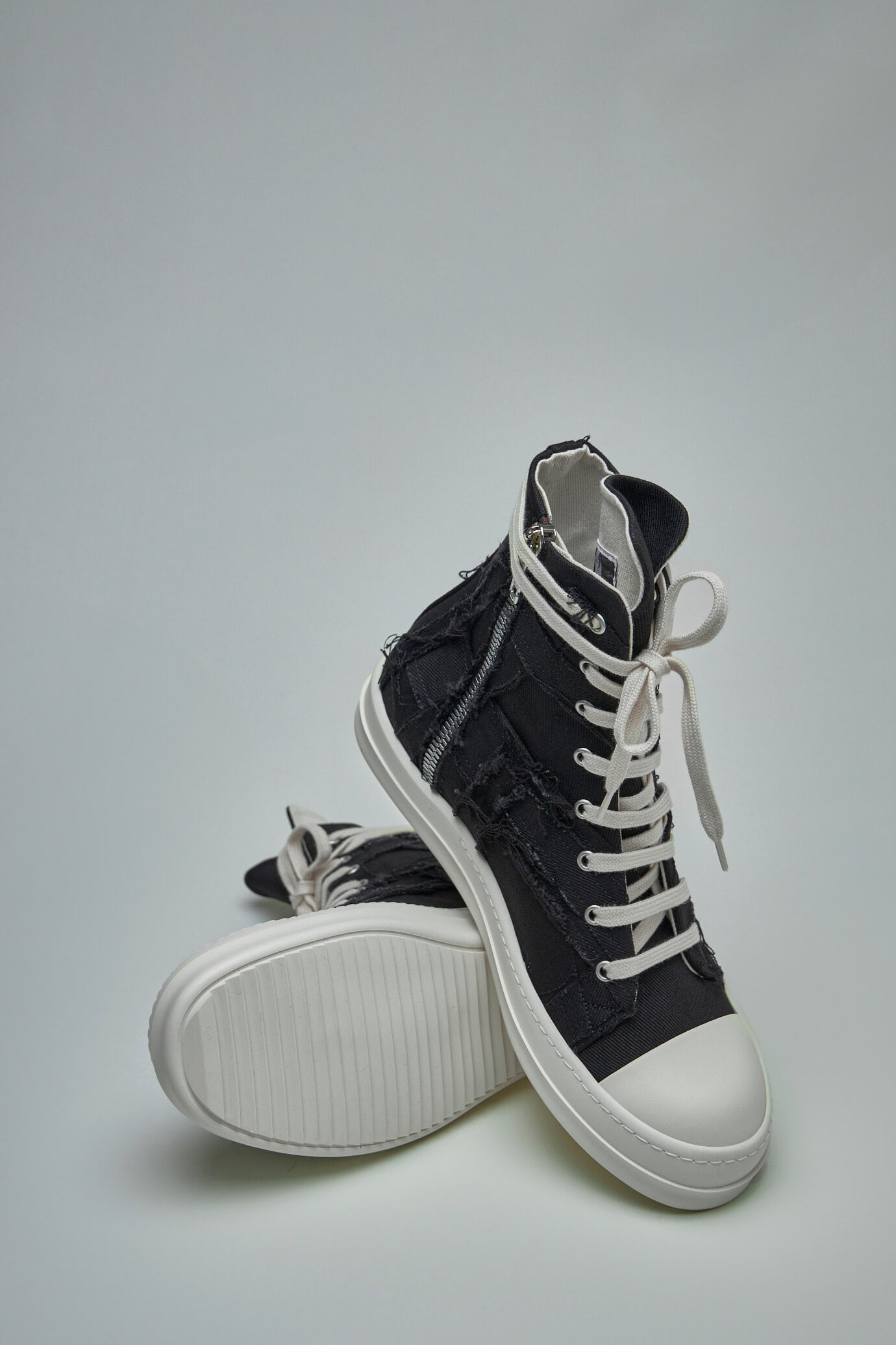 Rick Owens DRKSHDW Slashed Sneaks – LABELS