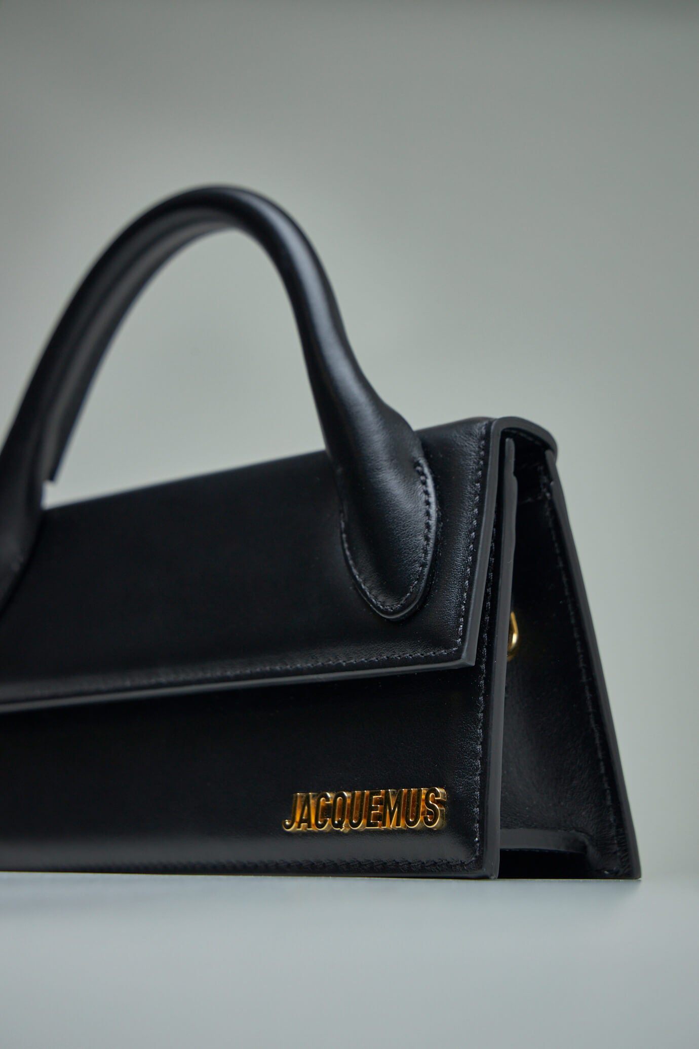 Le Chiquito Long Bag - Jacquemus - Black - Leather