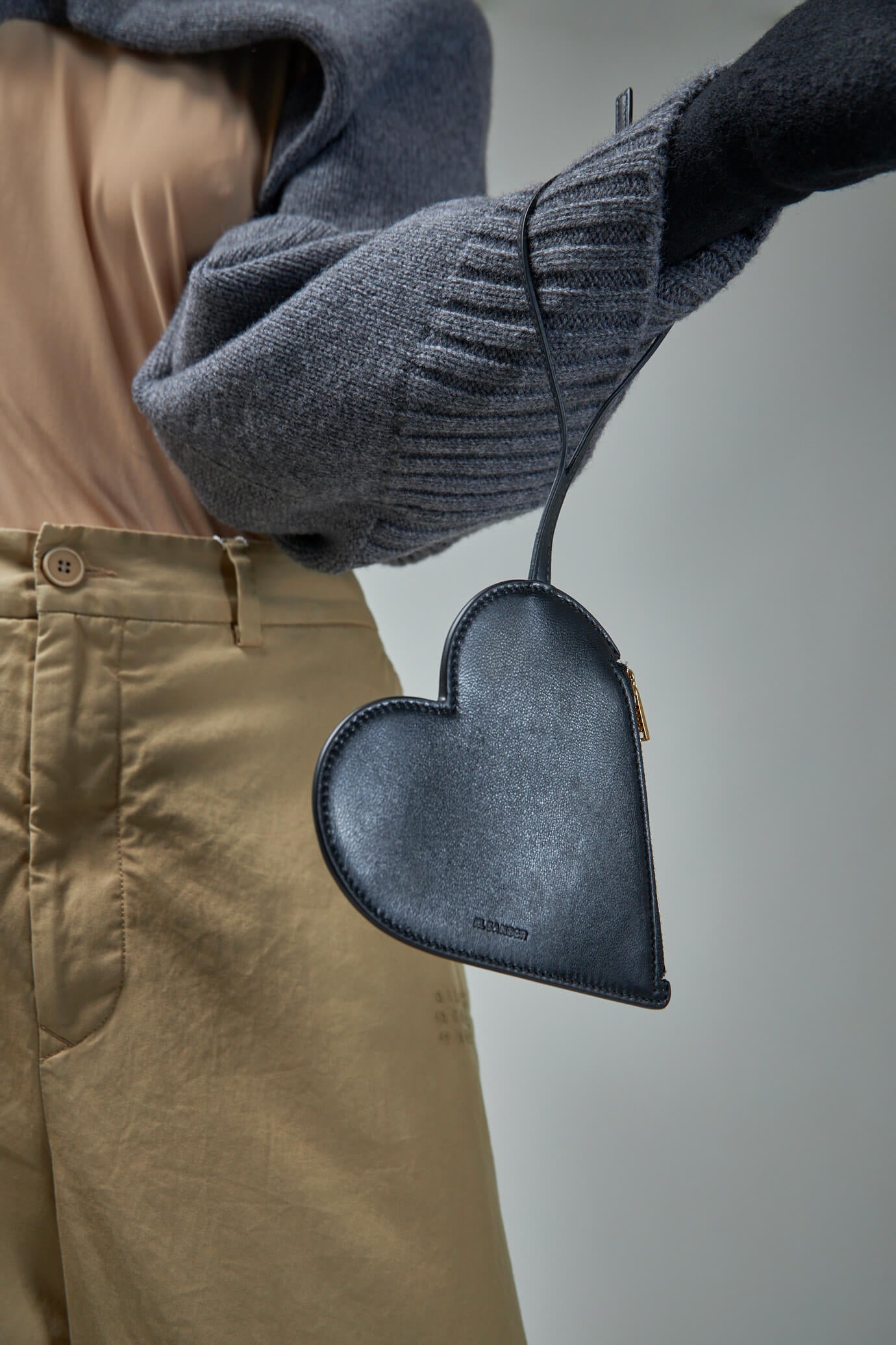 Small Leather Heart Wallet