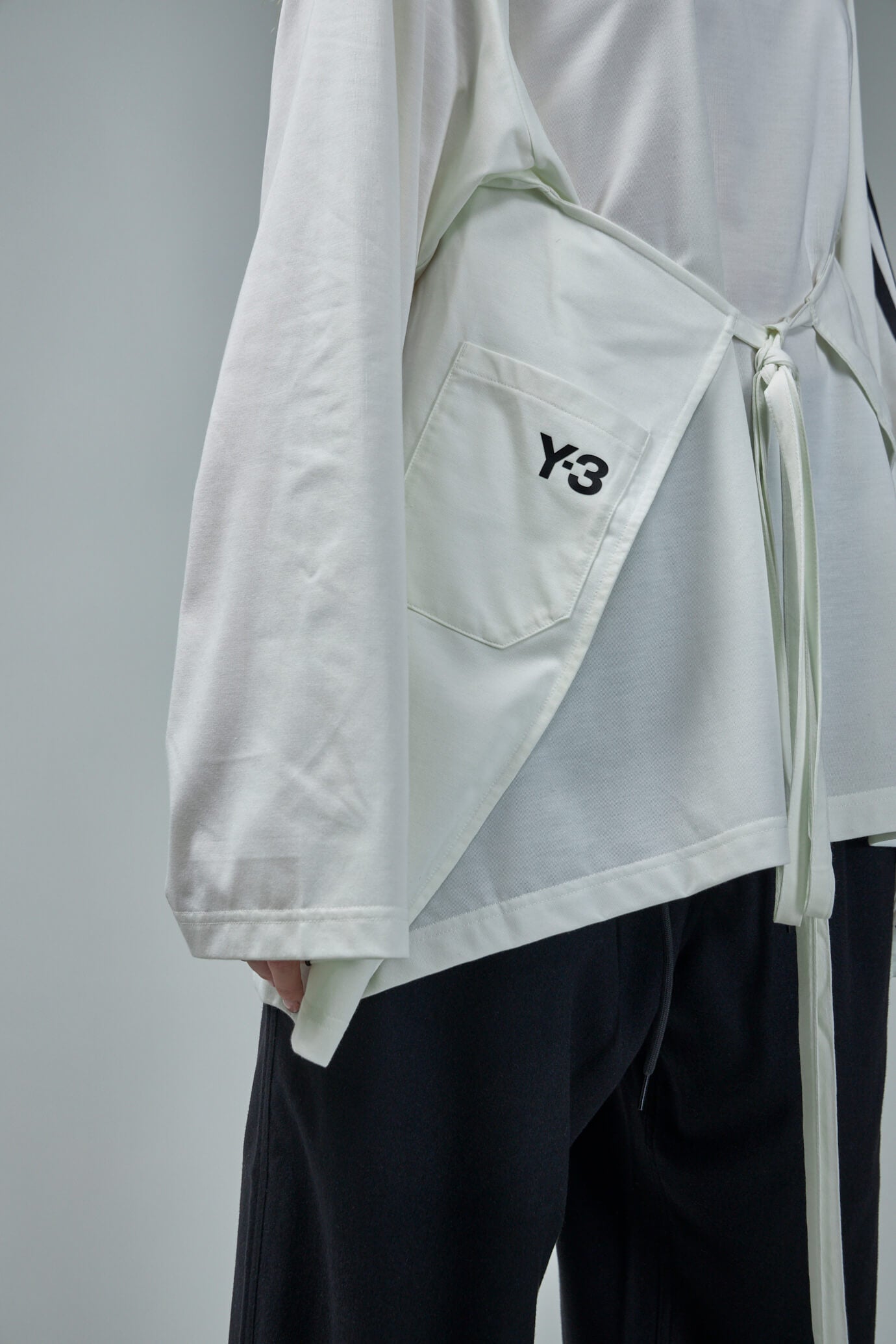 Y-3 Yohji Yamamoto LS Closure Tee – LABELS