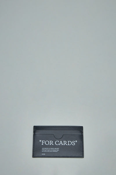 Off-White Quote Bookish Key Ring Card Case