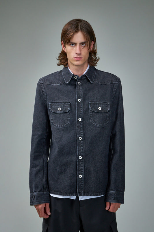 Skinny Denim Shirt