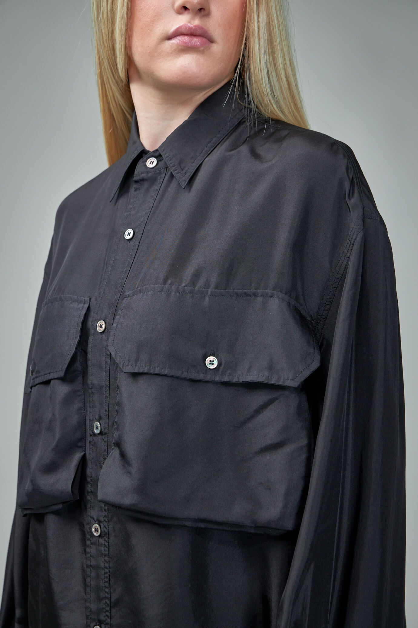 Oversized pocket shirt Overdyed