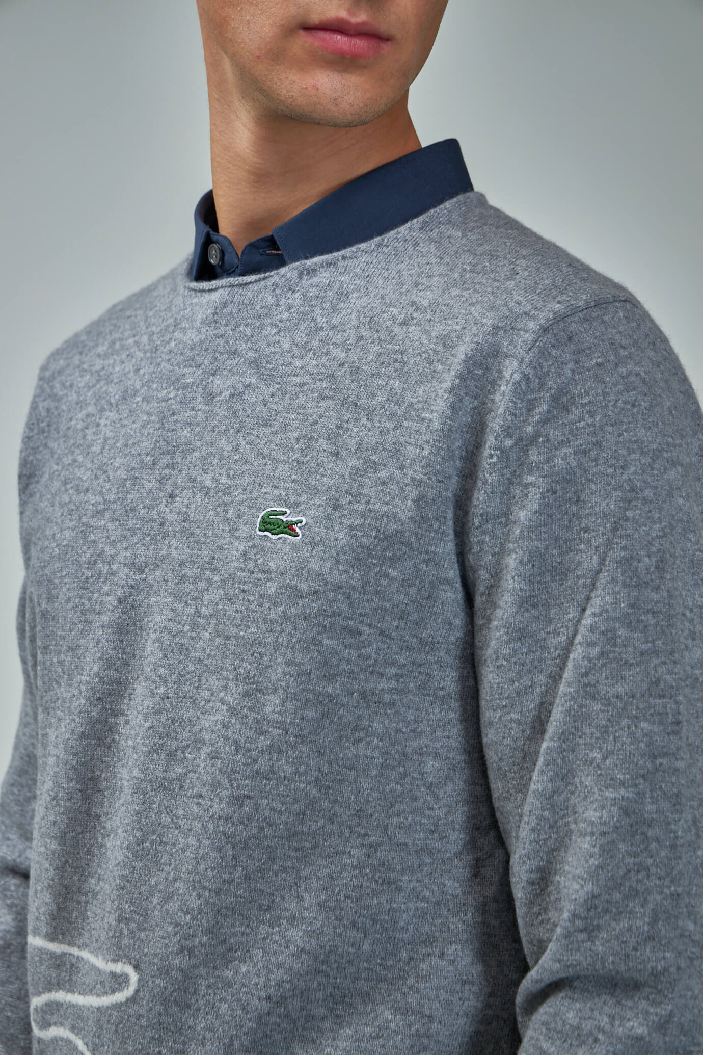 Lacoste roll neck clearance jumper