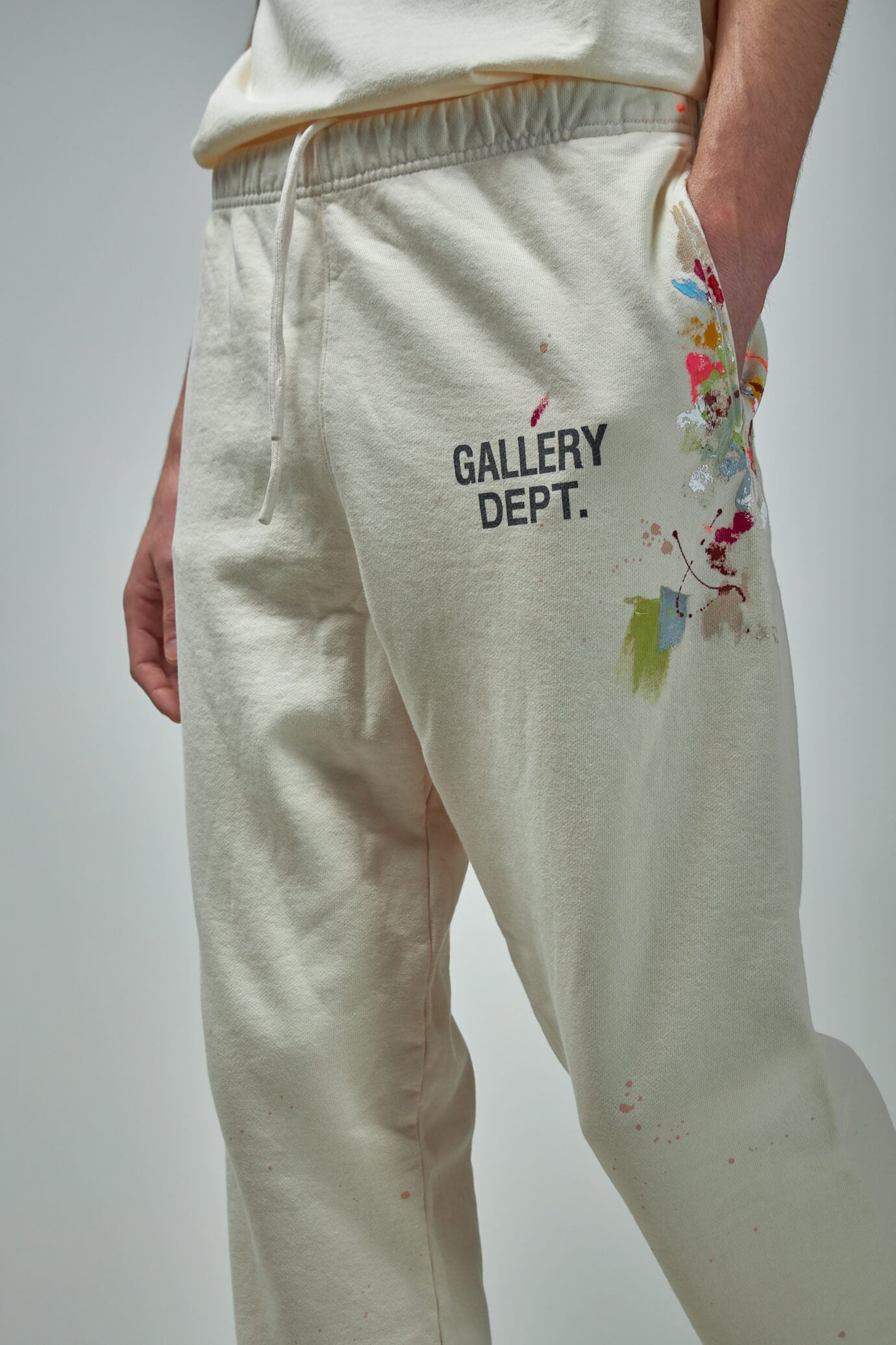 Buy Gallery Dept. GD English Logo Sweatpants 'Heather Grey' - EN 2130 HEAT