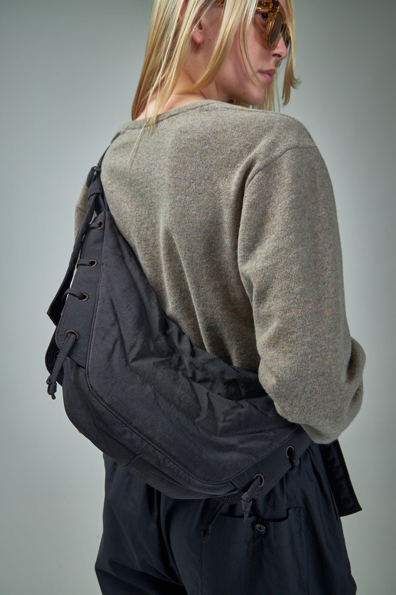 LEMAIRE Small Soft Game bag GRAY - バッグ