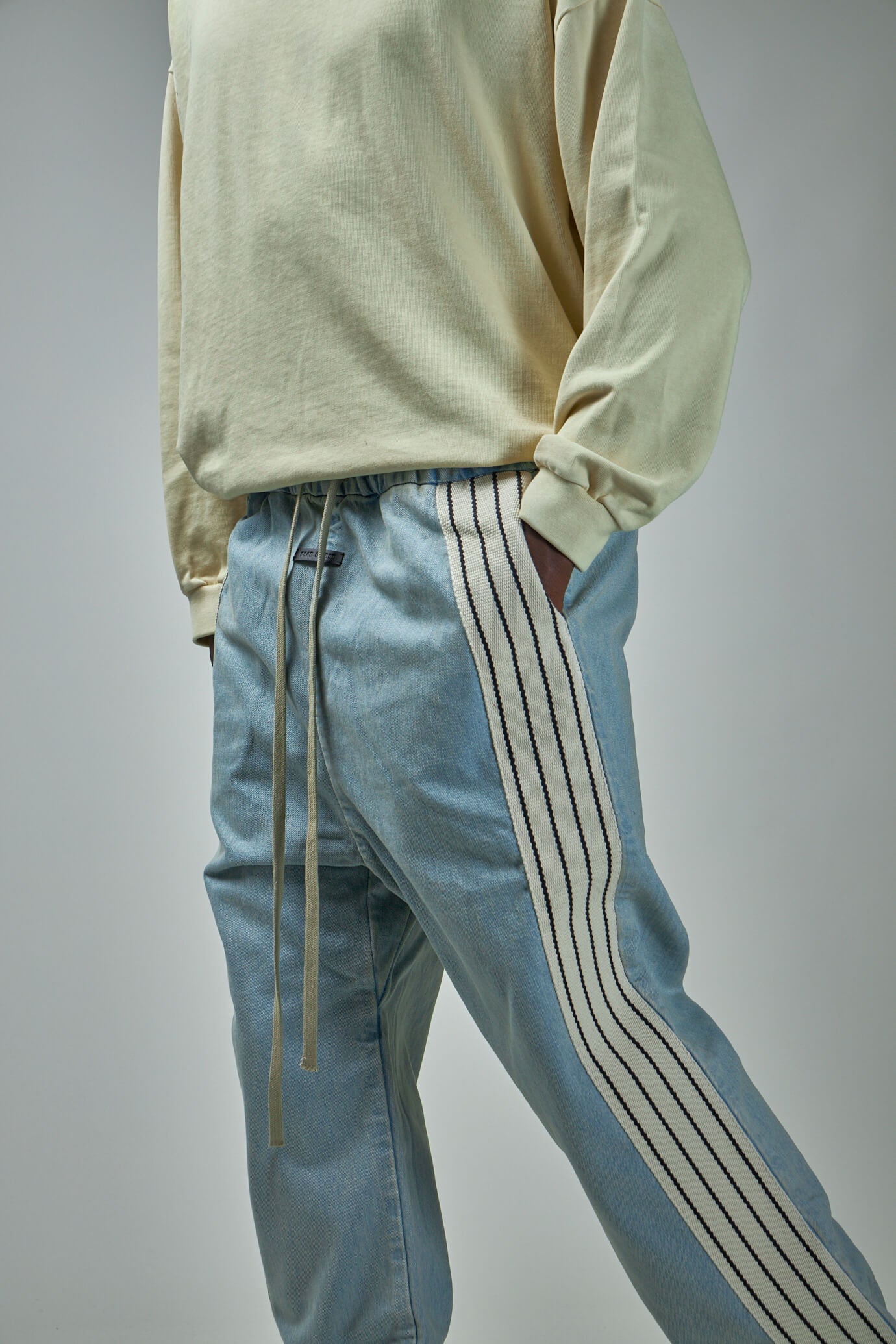 Denim Stripe Forum Pant