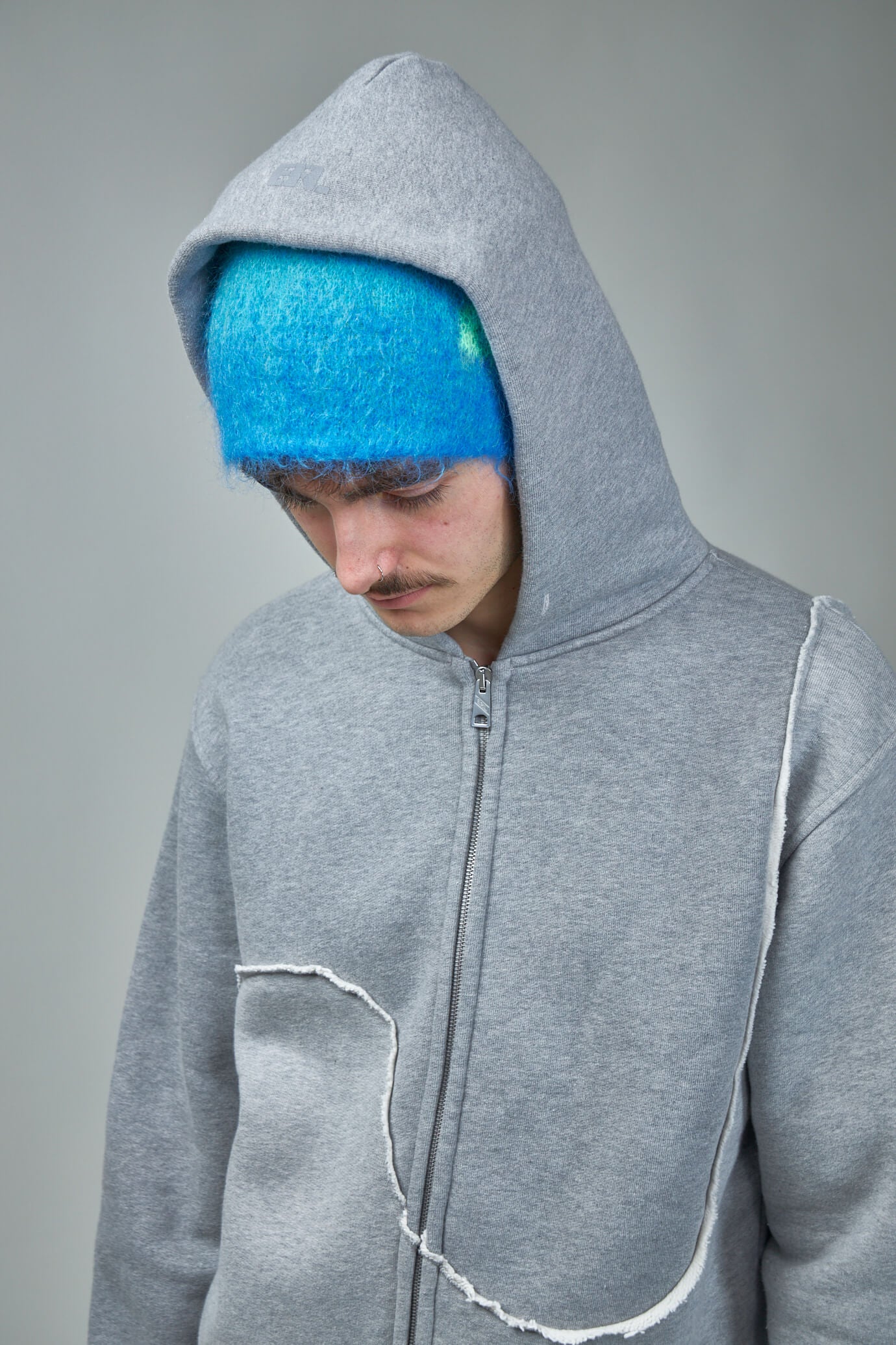 Swirl Zipped Hoodie