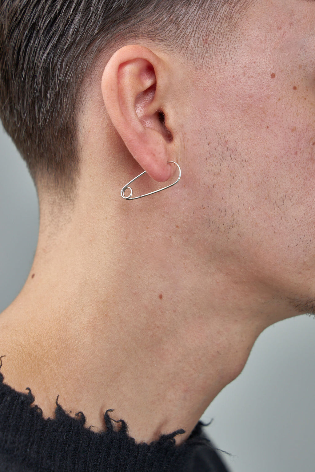 Earrings Safety Pin Fine