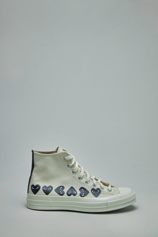 Multi Heart High Top Shoes