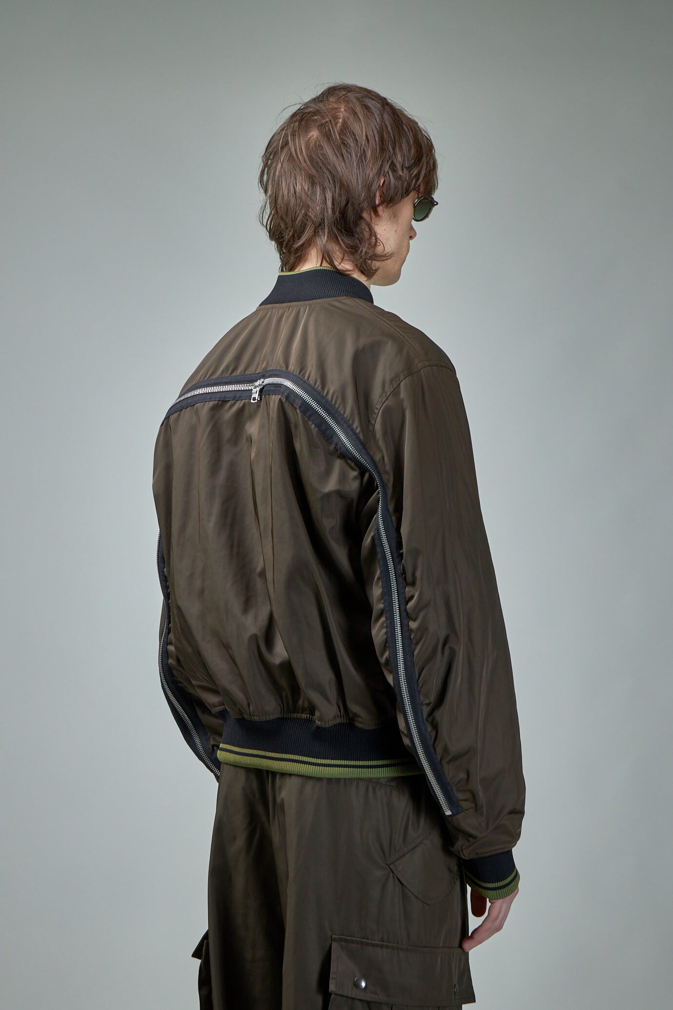 DRIES VAN NOTEN VELLOW ZIP BOMBER JACKET - ジャケット・アウター