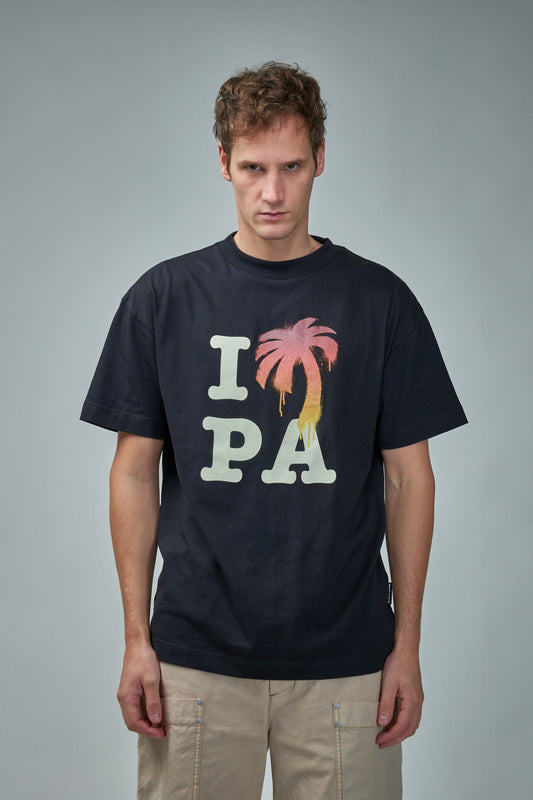 Palm Angels T-Shirt With Rubberized Logo S at FORZIERI Canada