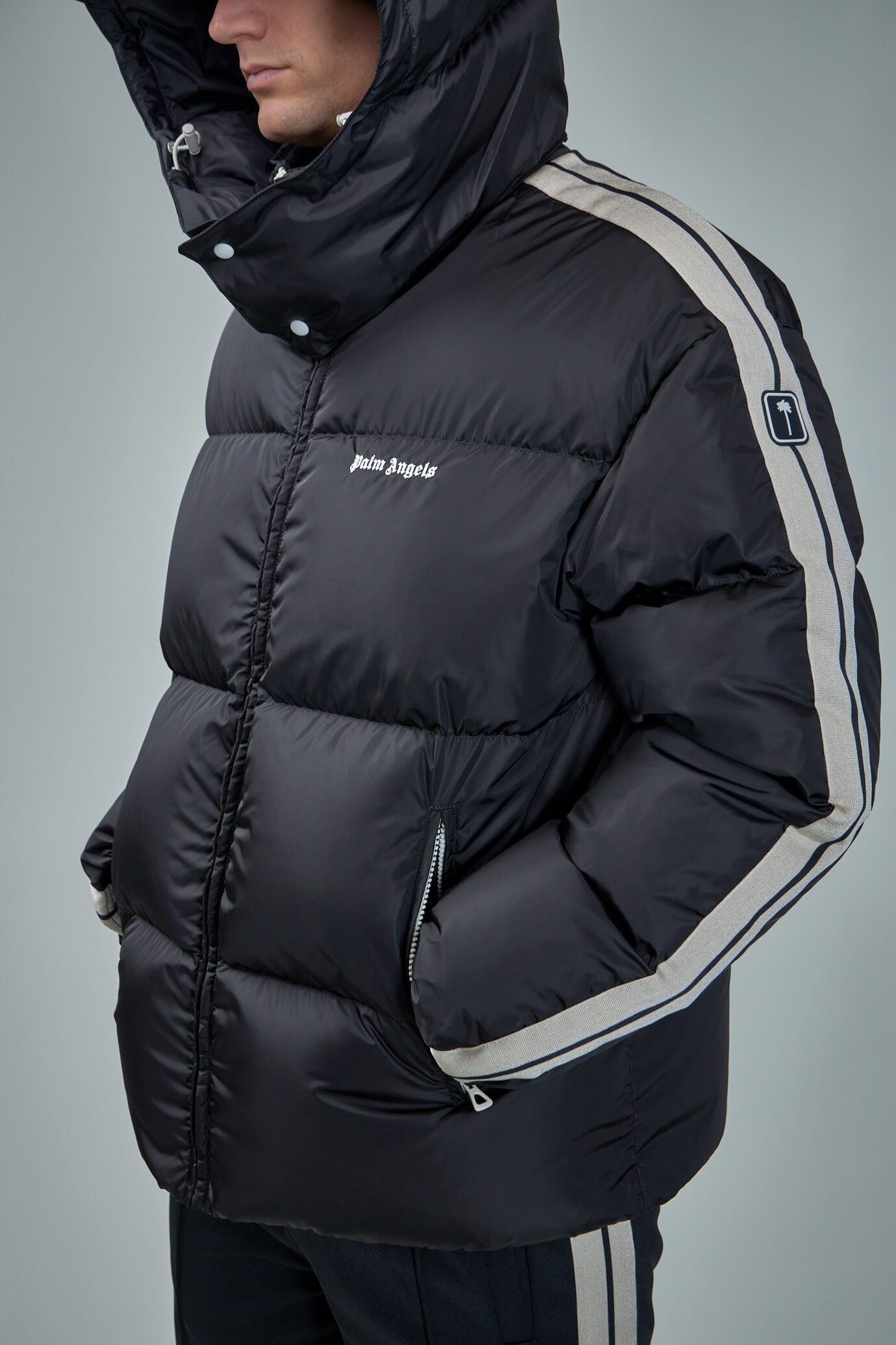 Hooded Track Down Jacket