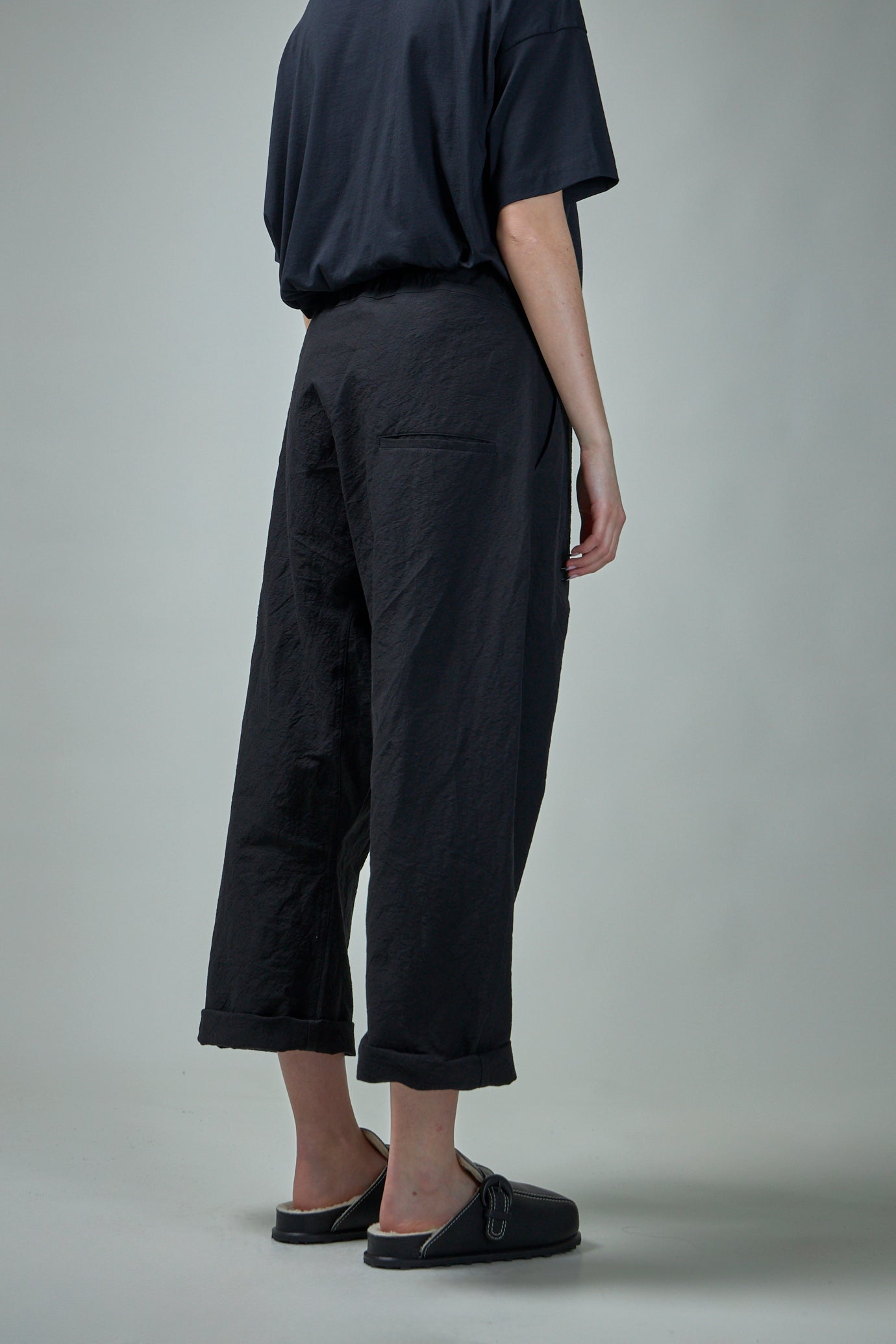 Relaxed Extra Low Crotch Pants Woven