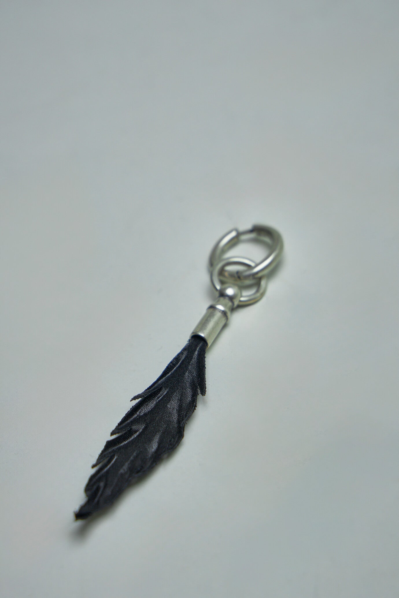 Vena Feather Silk Earring