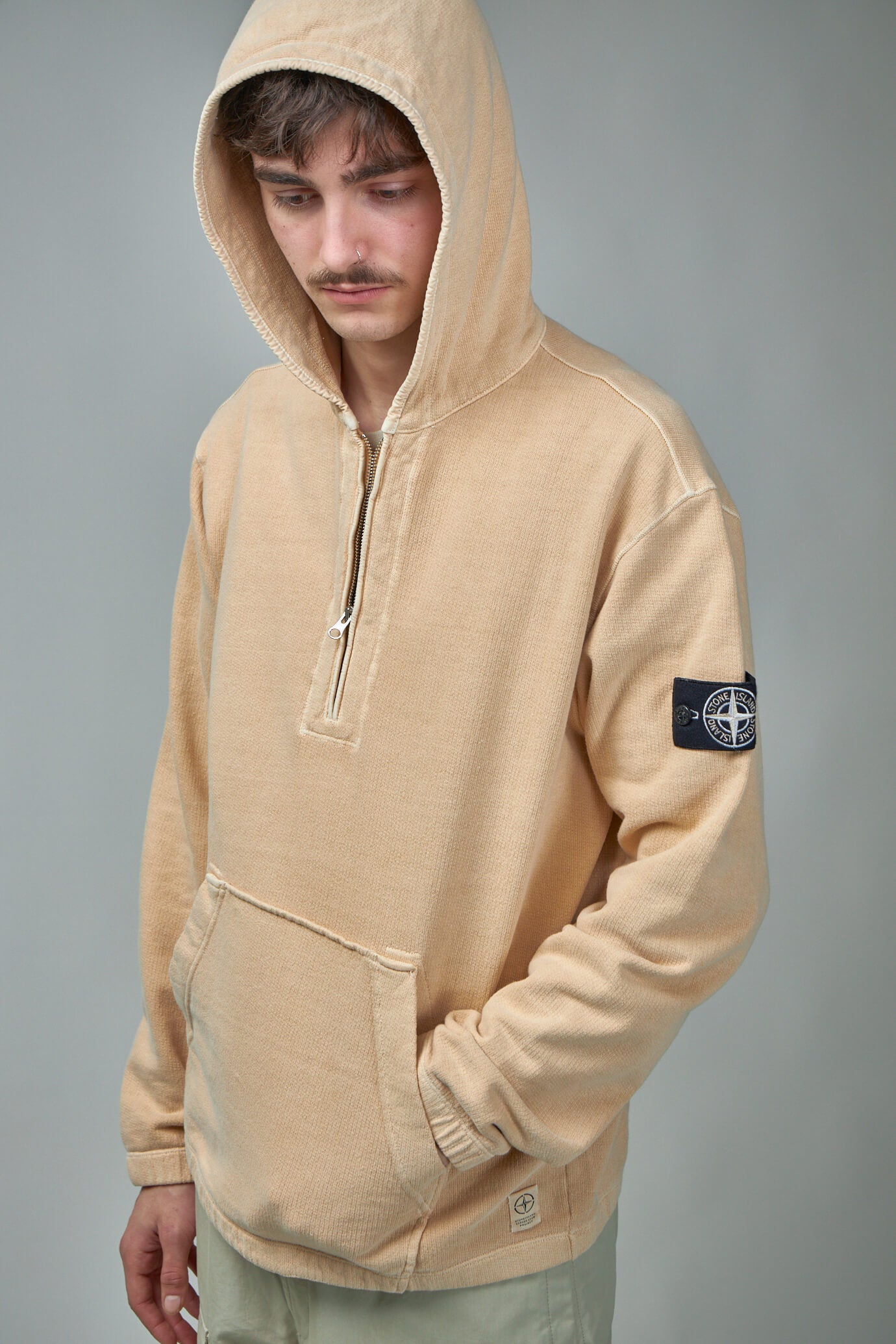 Felpa Half-Zip Hoodie