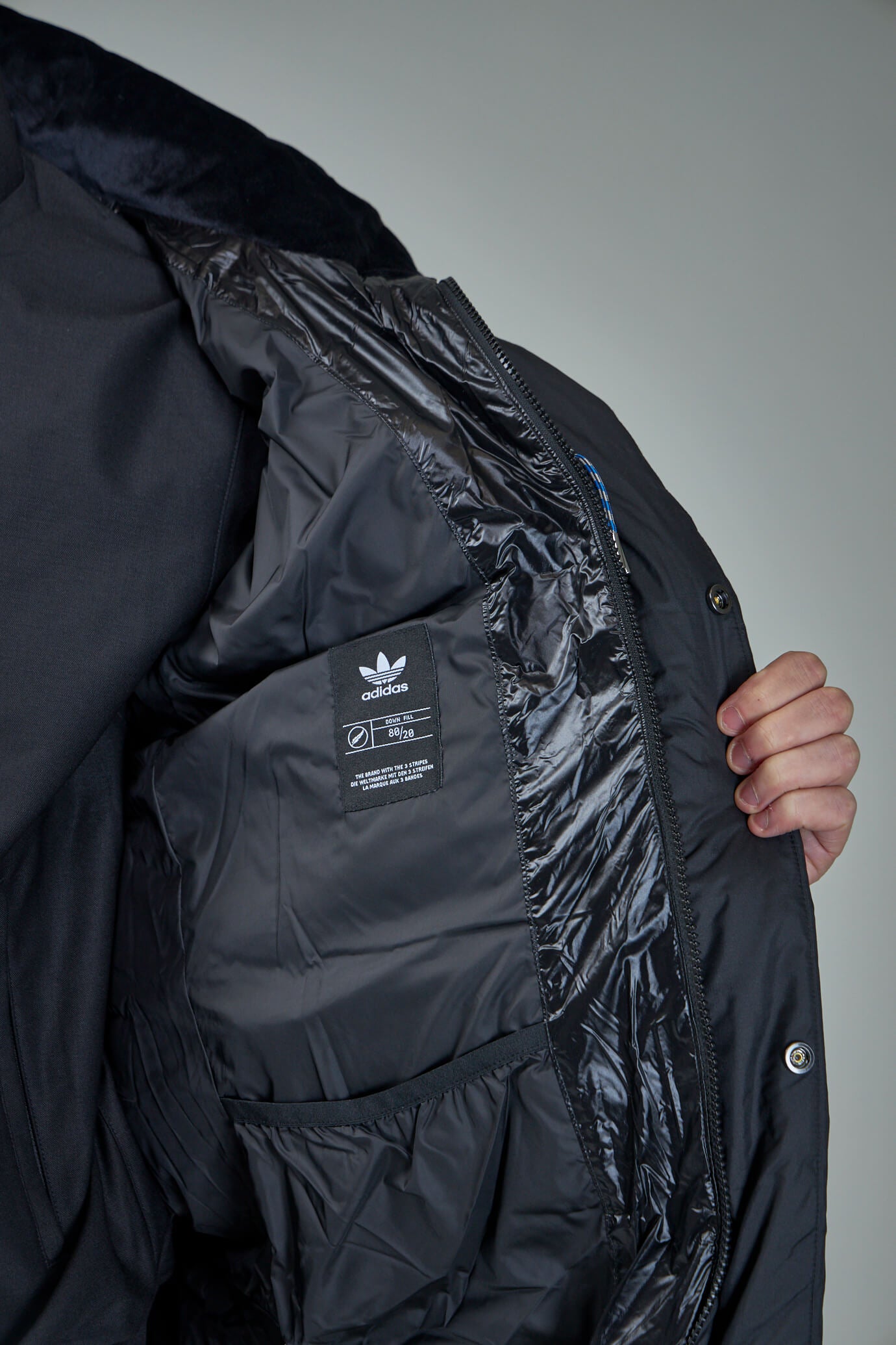 Adidas down hot sale filled jacket