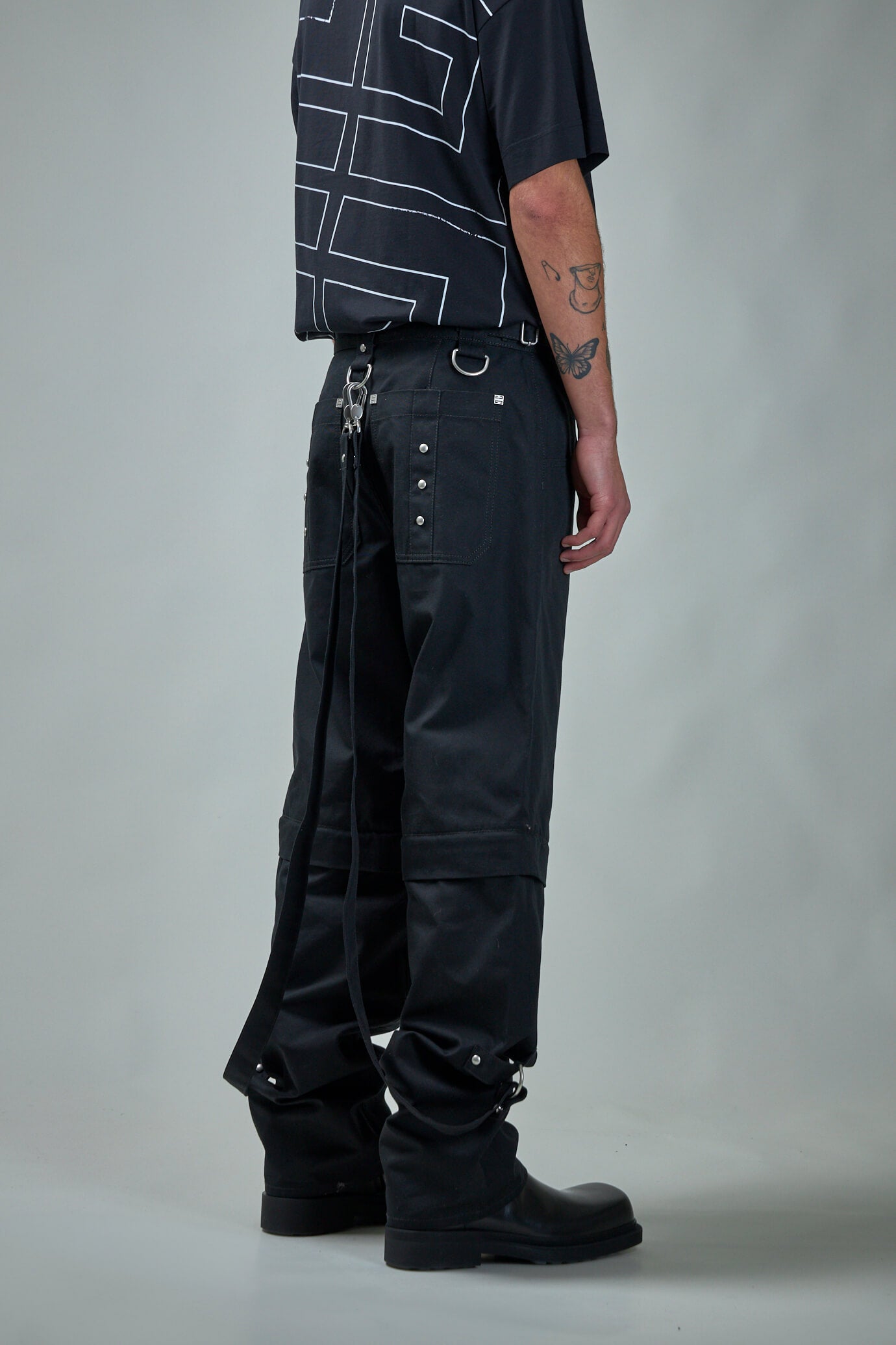 Two in One Detachable Pants with Suspenders