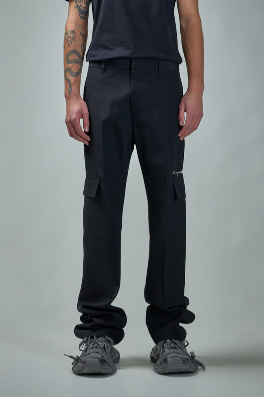 Tailored Pants with Pocket Details