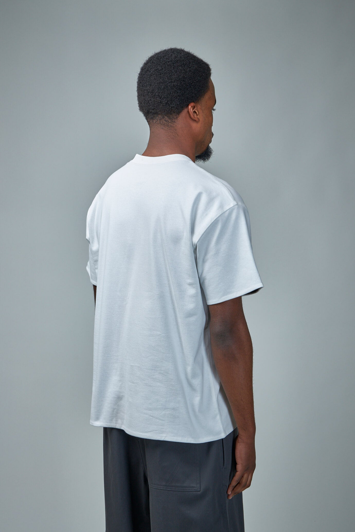 Double Layer Relaxed Cotton T-Shirt