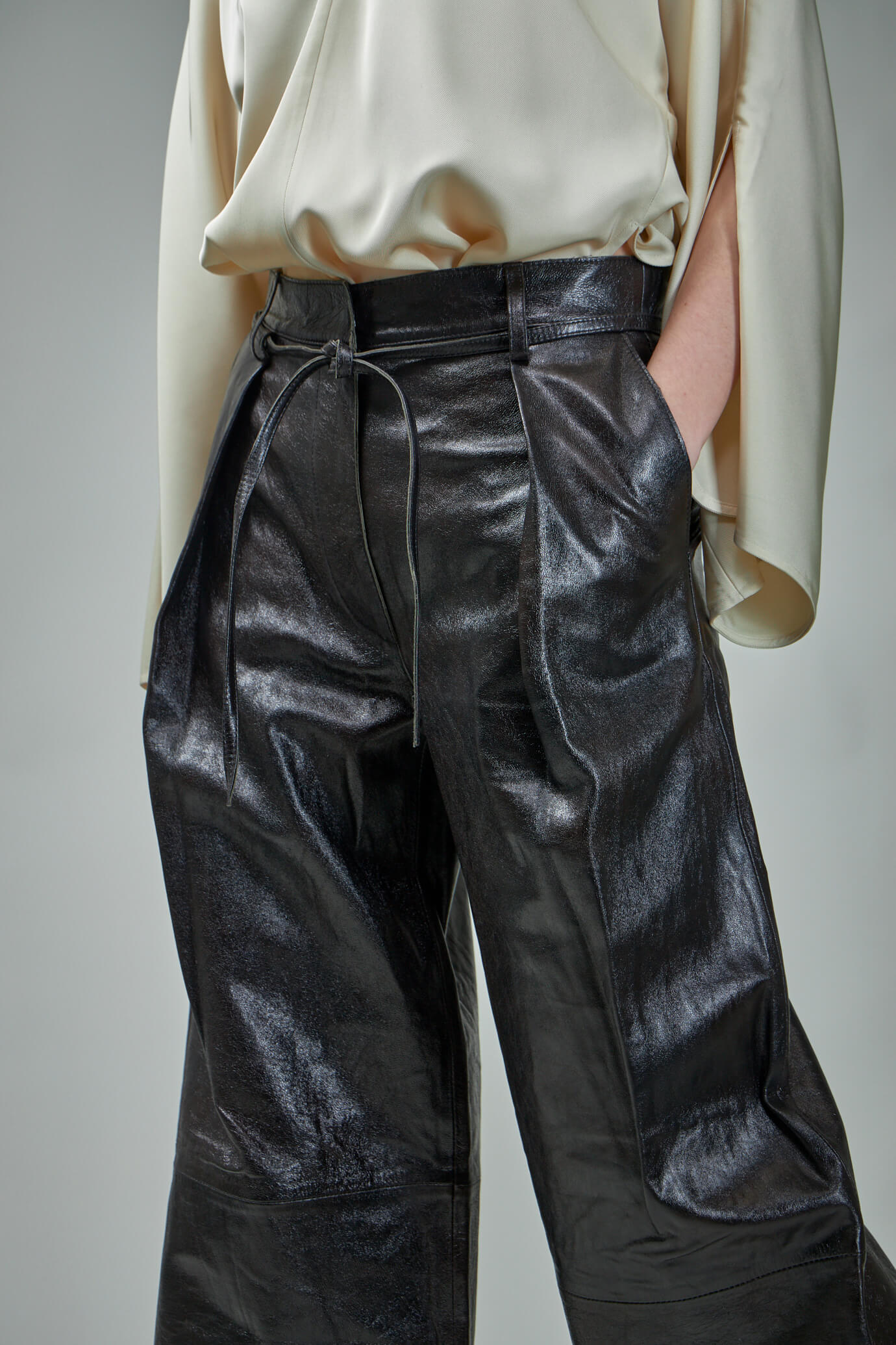 Ricardo Leather Pants Licorice