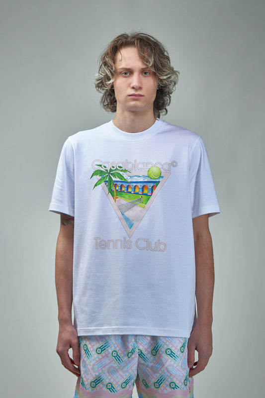 Tennis Club Screen Printed Unisex T-Shirt