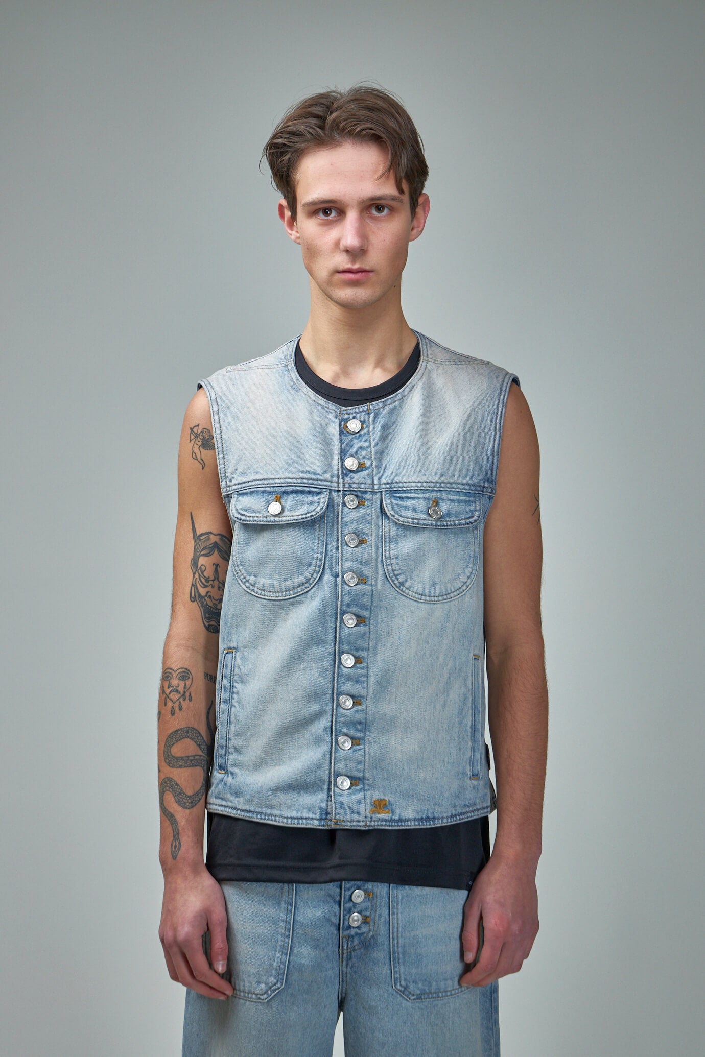 Multiflex Denim Vest