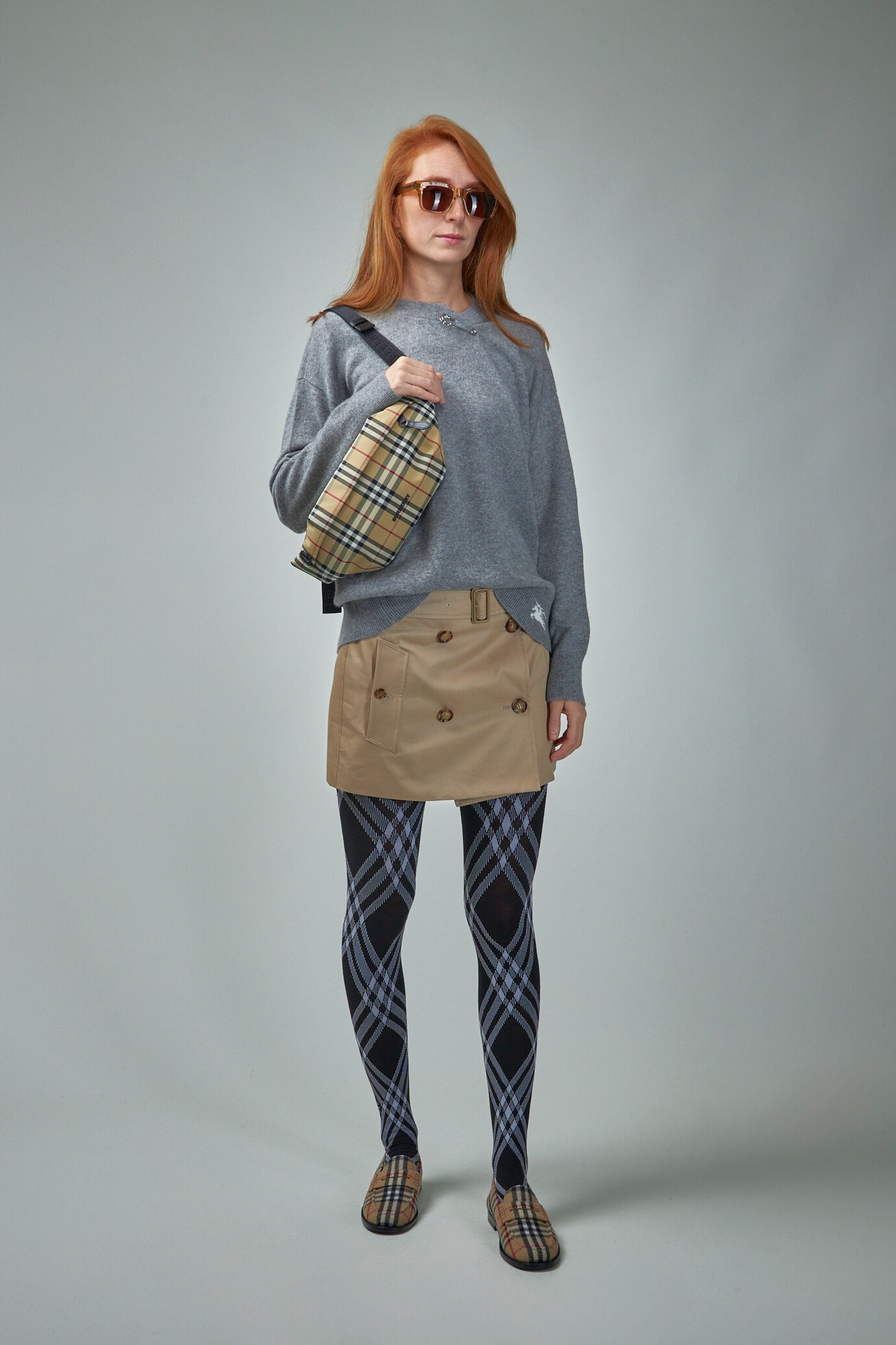 Burberry Check Wool Blend Tights – LABELS