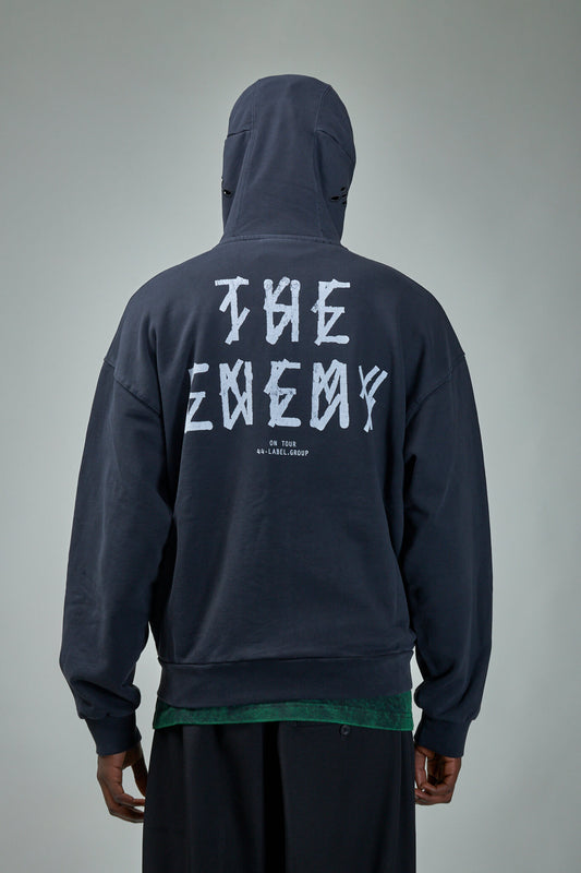 The Enemy Print Zip Hoodie