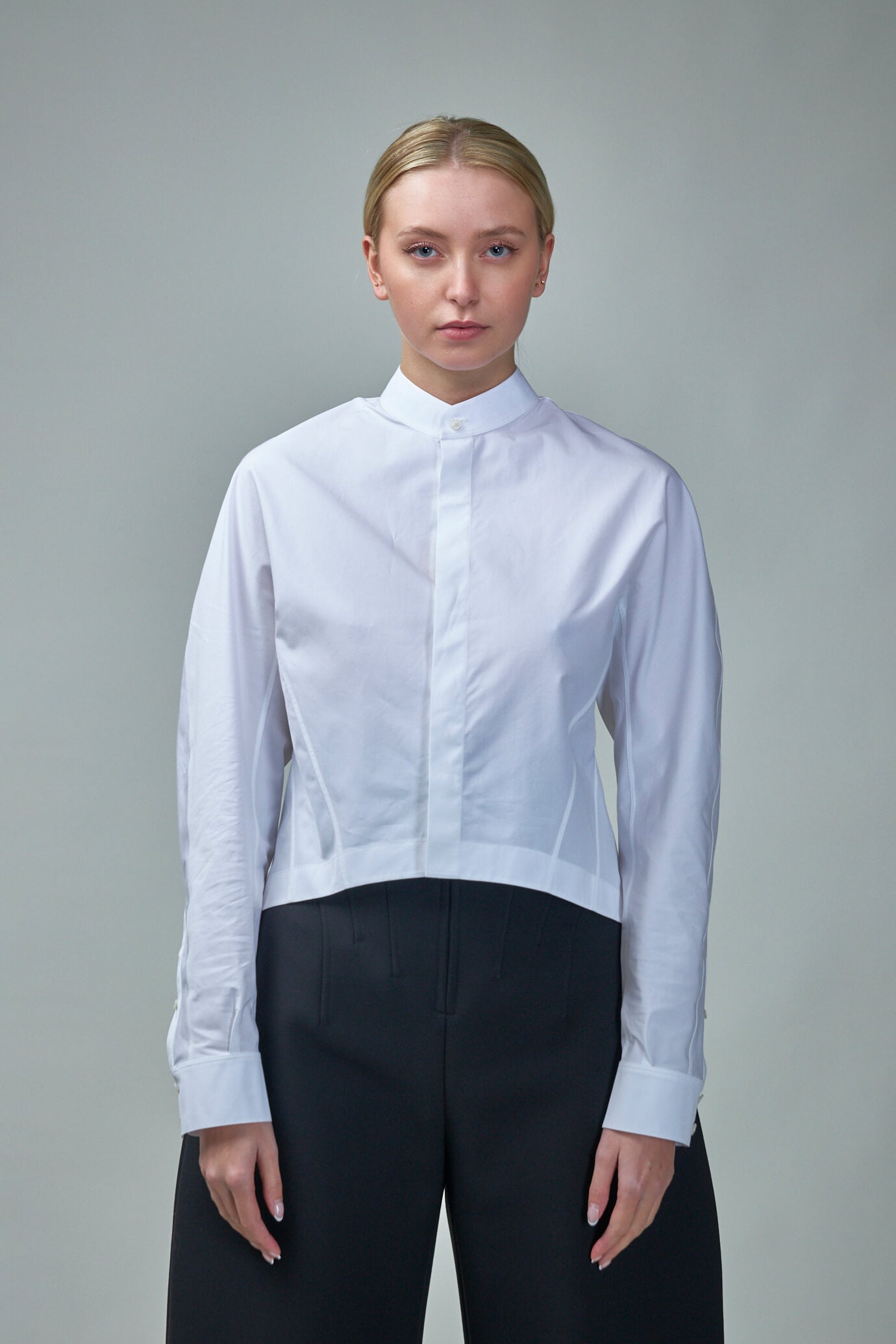 Cinched Shirt Japanese Poplin