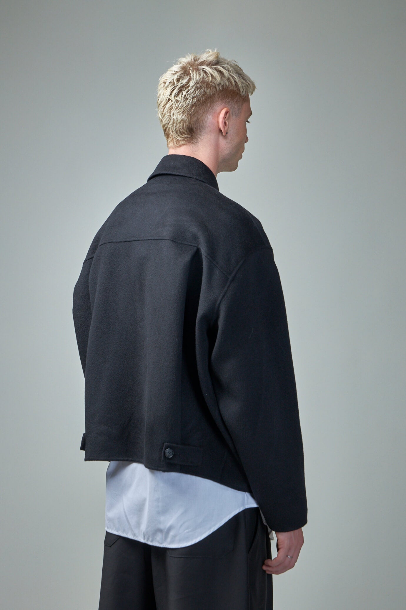 Acne Studios - Wool zipper jacket - Black