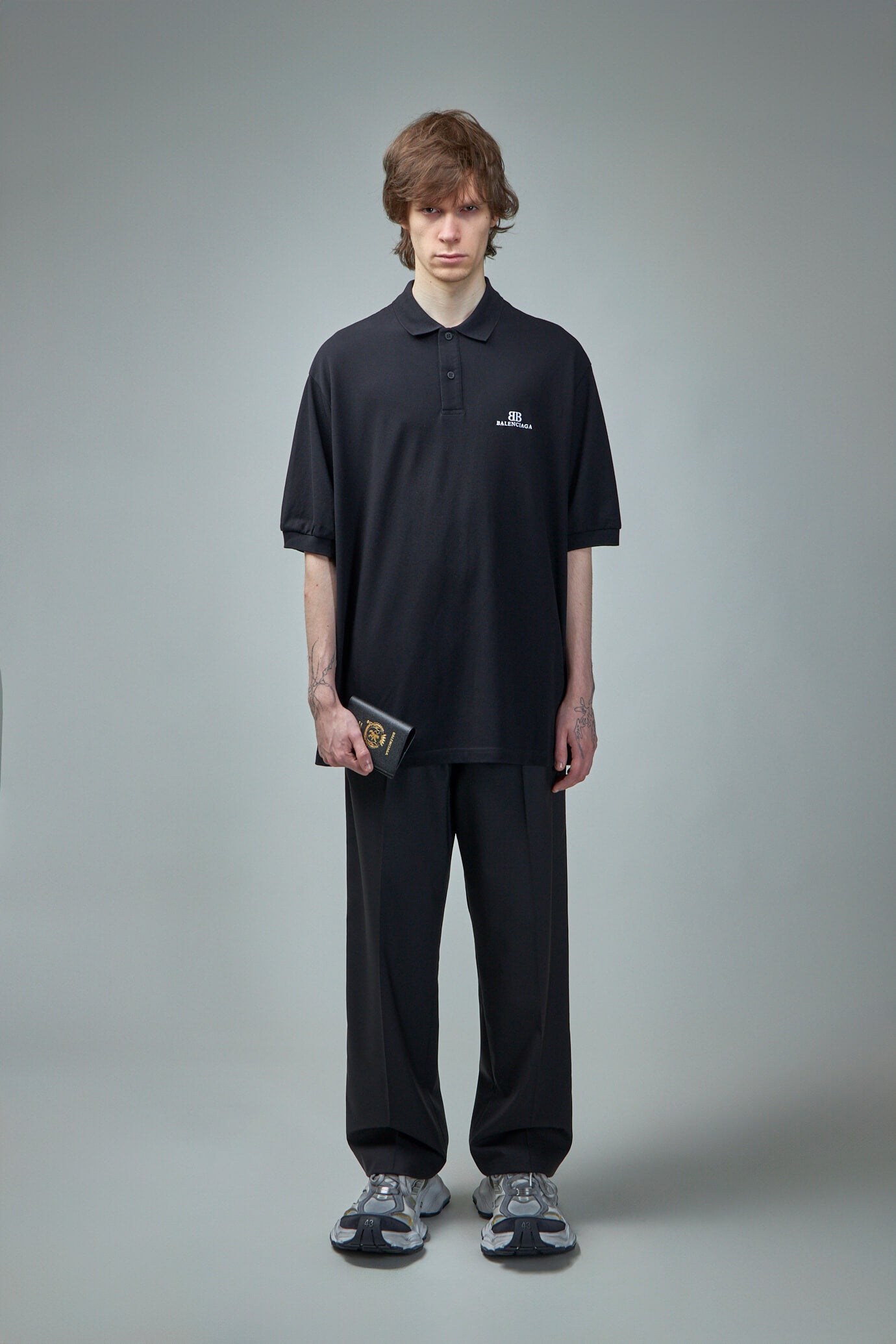 BB Classic Balenciaga Polo Shirt Oversized