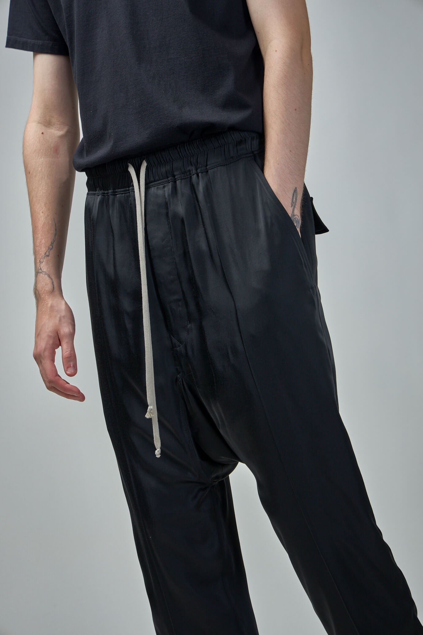 Drawstring Cropped