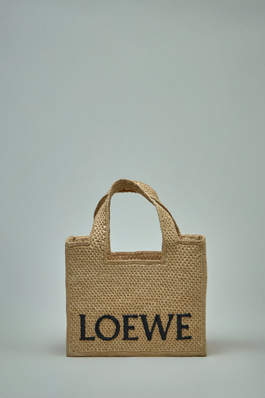 Small LOEWE Font Tote