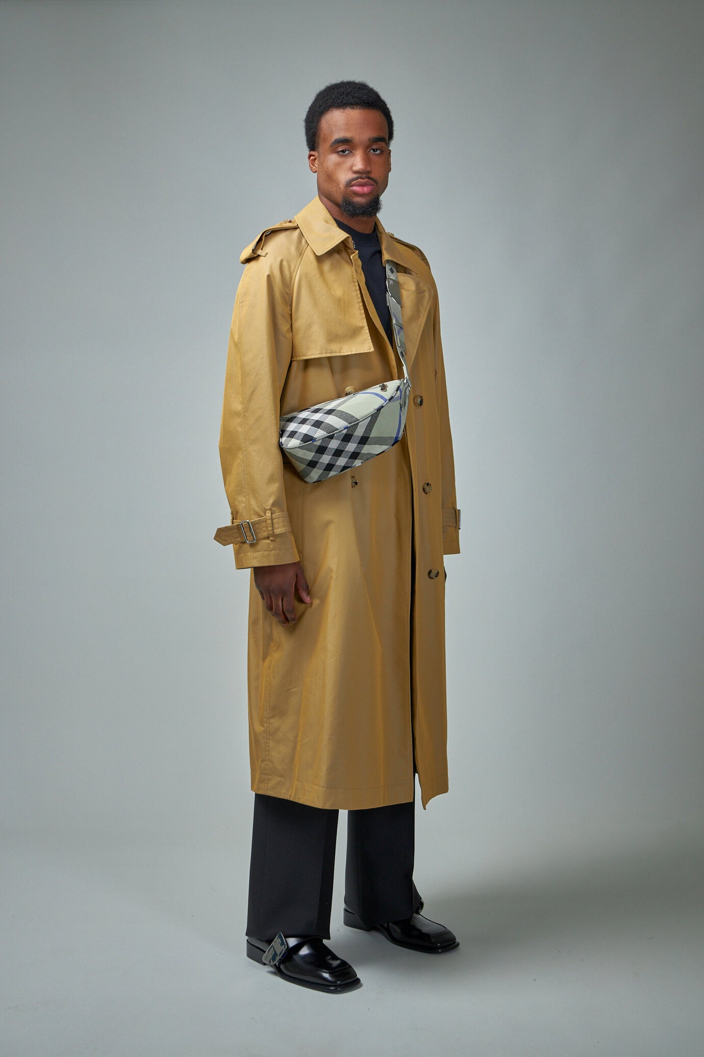 Maßgeschneiderte Hose aus Wolle und Seide