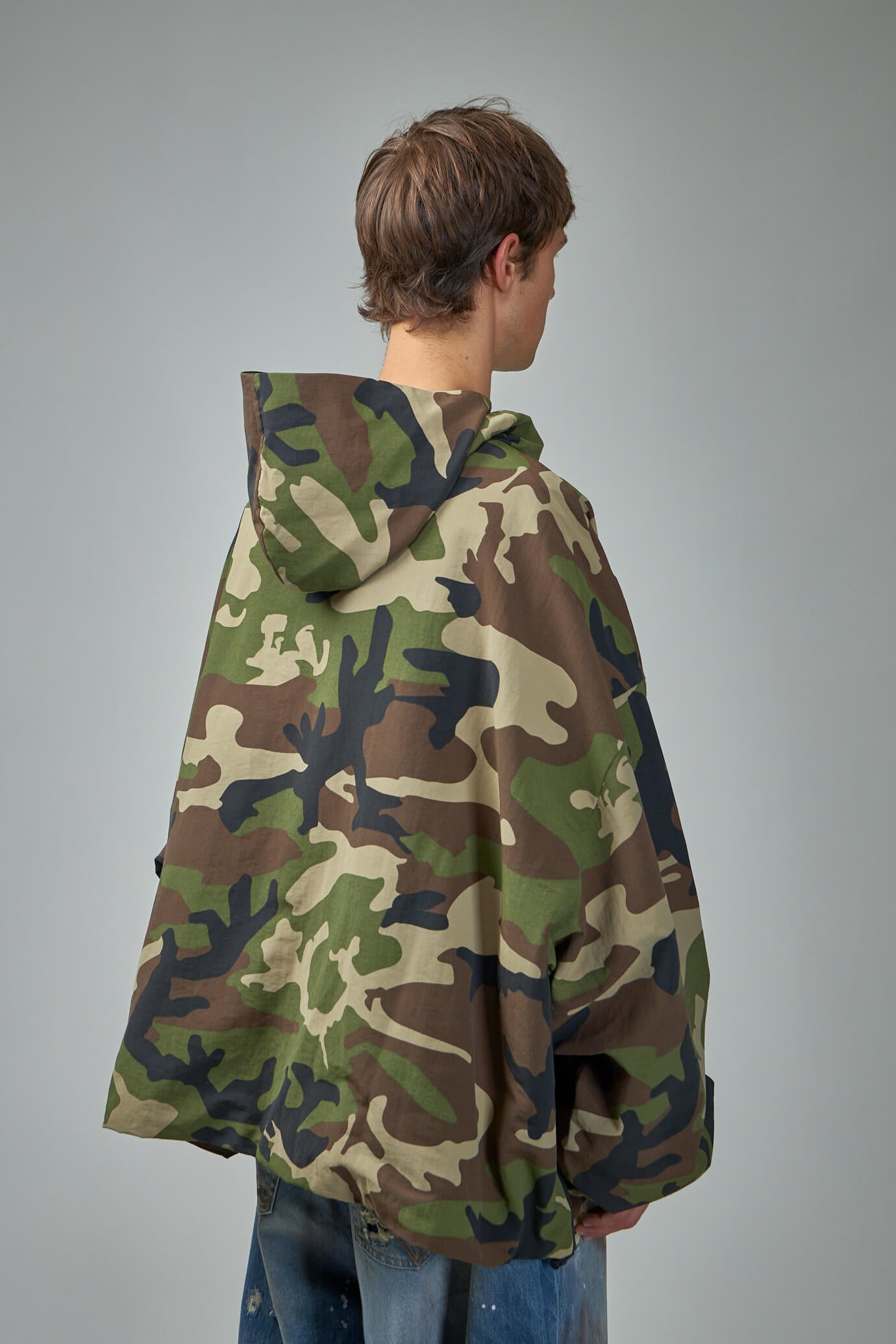 Military Nylon Hooded Anorak