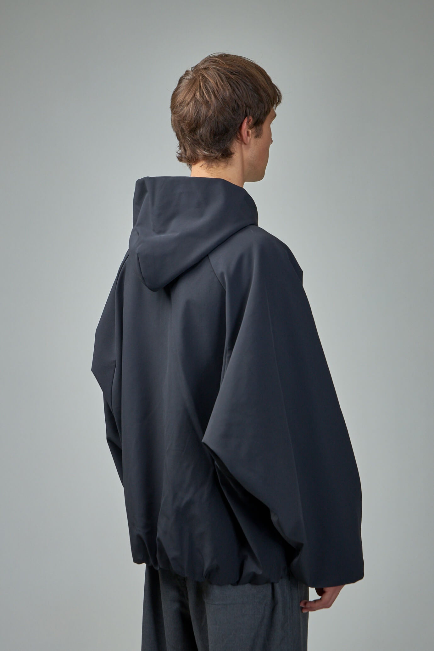 Bonded Nylon Hooded Bomber