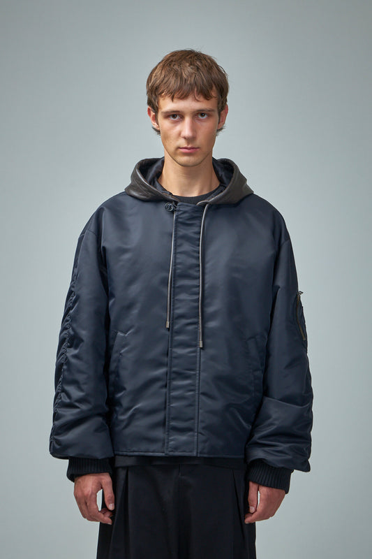 Hooded Bomber Jacket