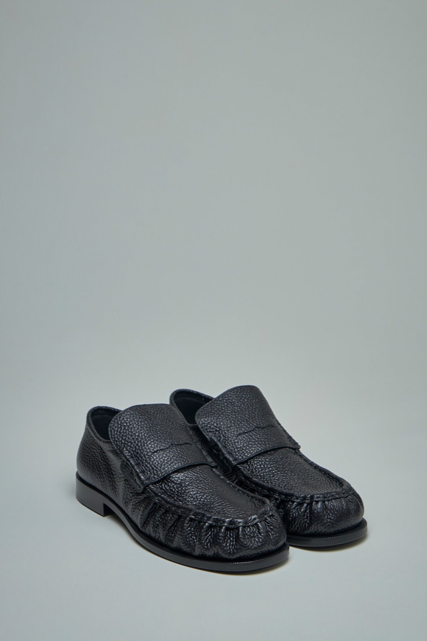 Pennyloafer aus vollnarbigem Leder