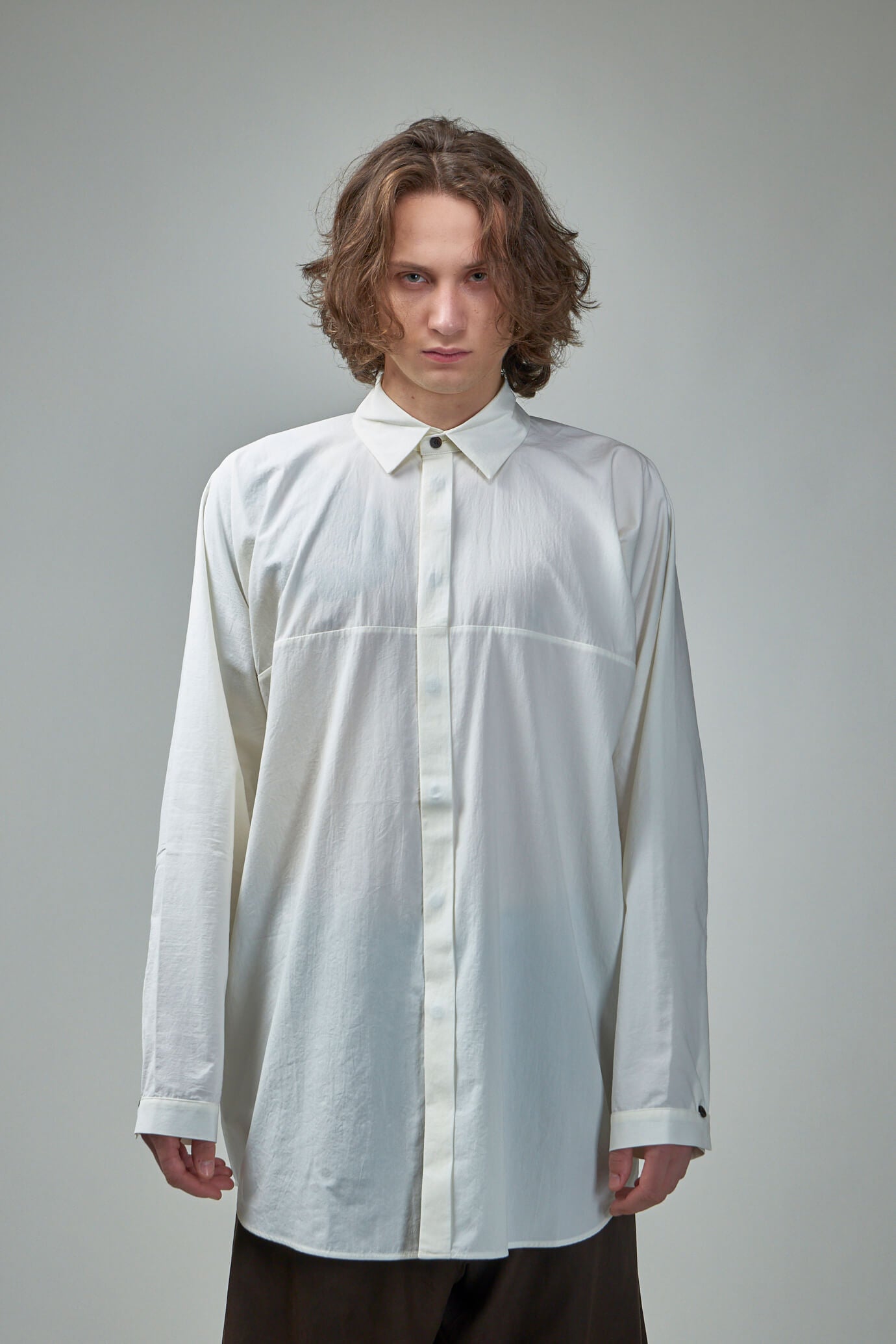 Shirt#101 Loose Fit Button-Up Dress Shirt Shirting