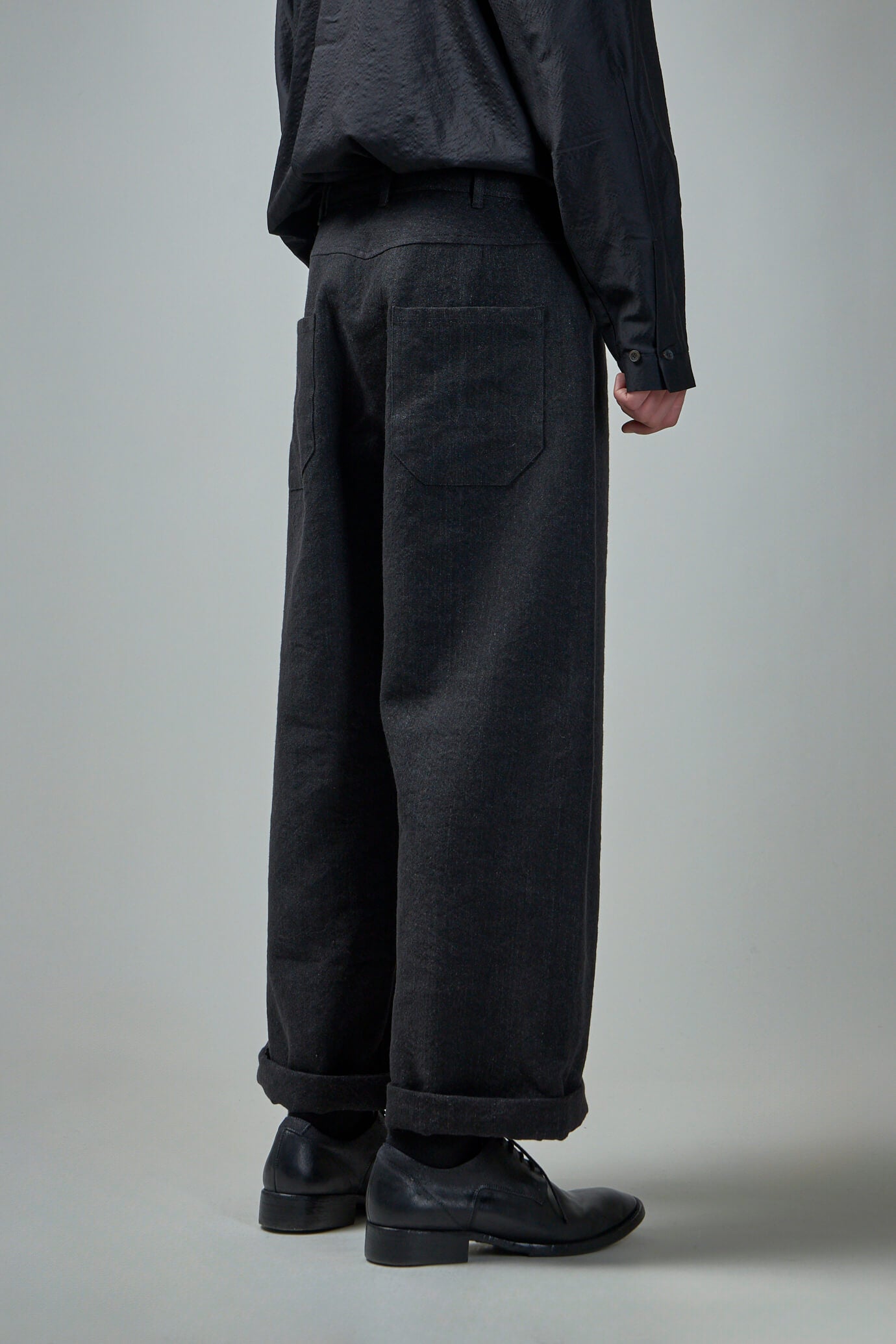 Trousers#78 Oversized 8-Pocket Denim Style Trousers