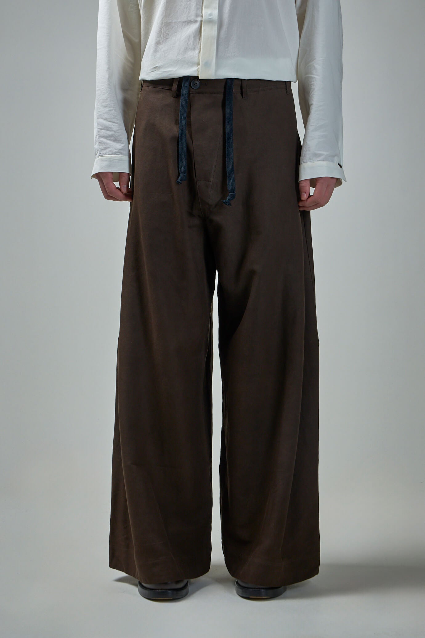 Trousers#83 Oversized Dress Pants Silk Wool Twill